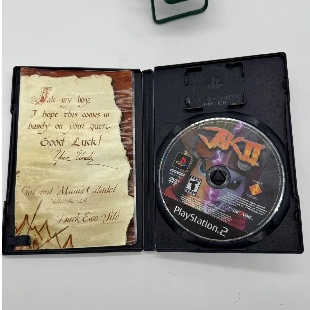 Jak II Sony PlayStation 2 PS2 Black Label Naughty Dog Action Adventure Game